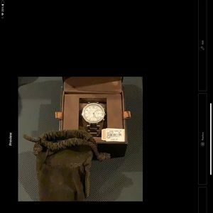 Michael Kors stainless steel Parker watch